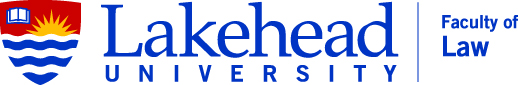 Lakehead University Faculty of Law logo